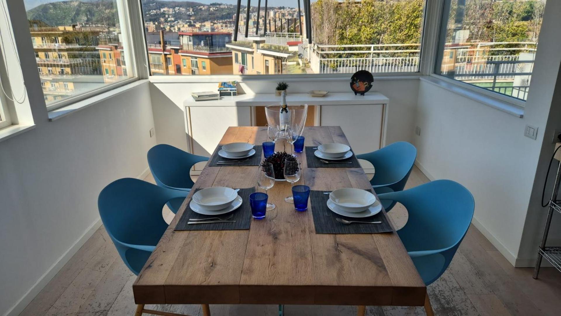 Terrazza Manu - Loft Suspended Over The City-Vomero Napoli Dış mekan fotoğraf