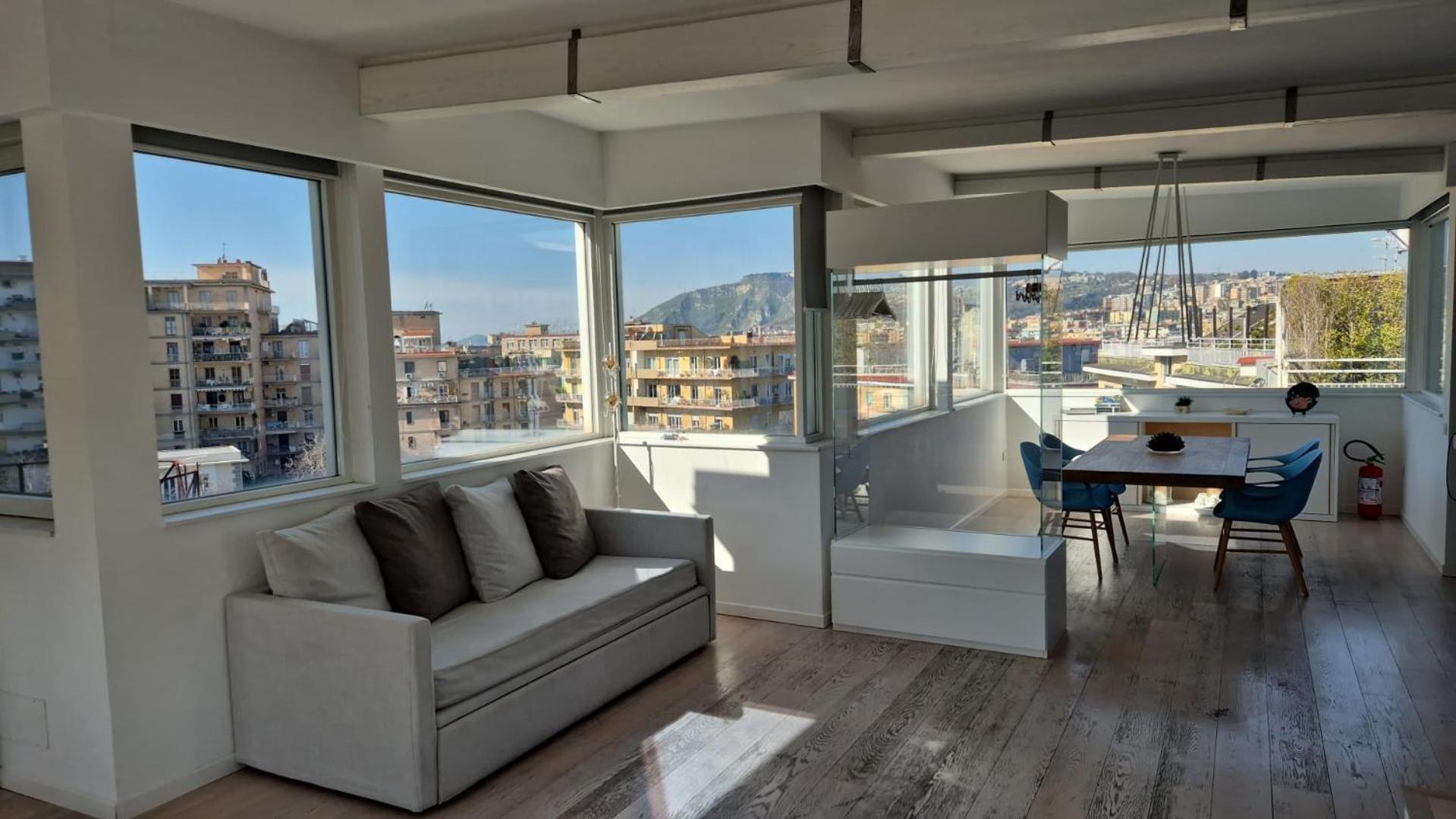 Terrazza Manu - Loft Suspended Over The City-Vomero Napoli Dış mekan fotoğraf