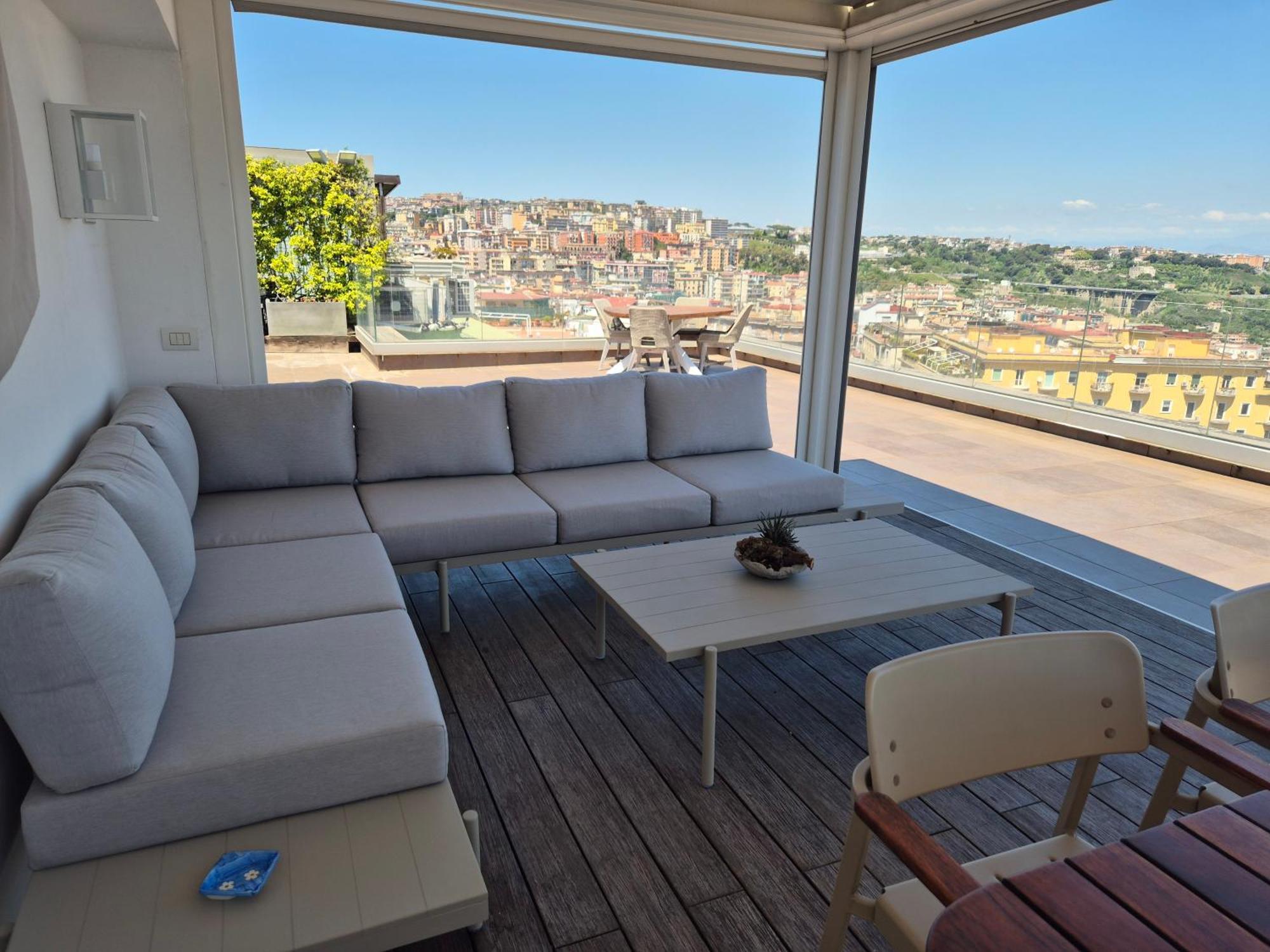 Terrazza Manu - Loft Suspended Over The City-Vomero Napoli Dış mekan fotoğraf