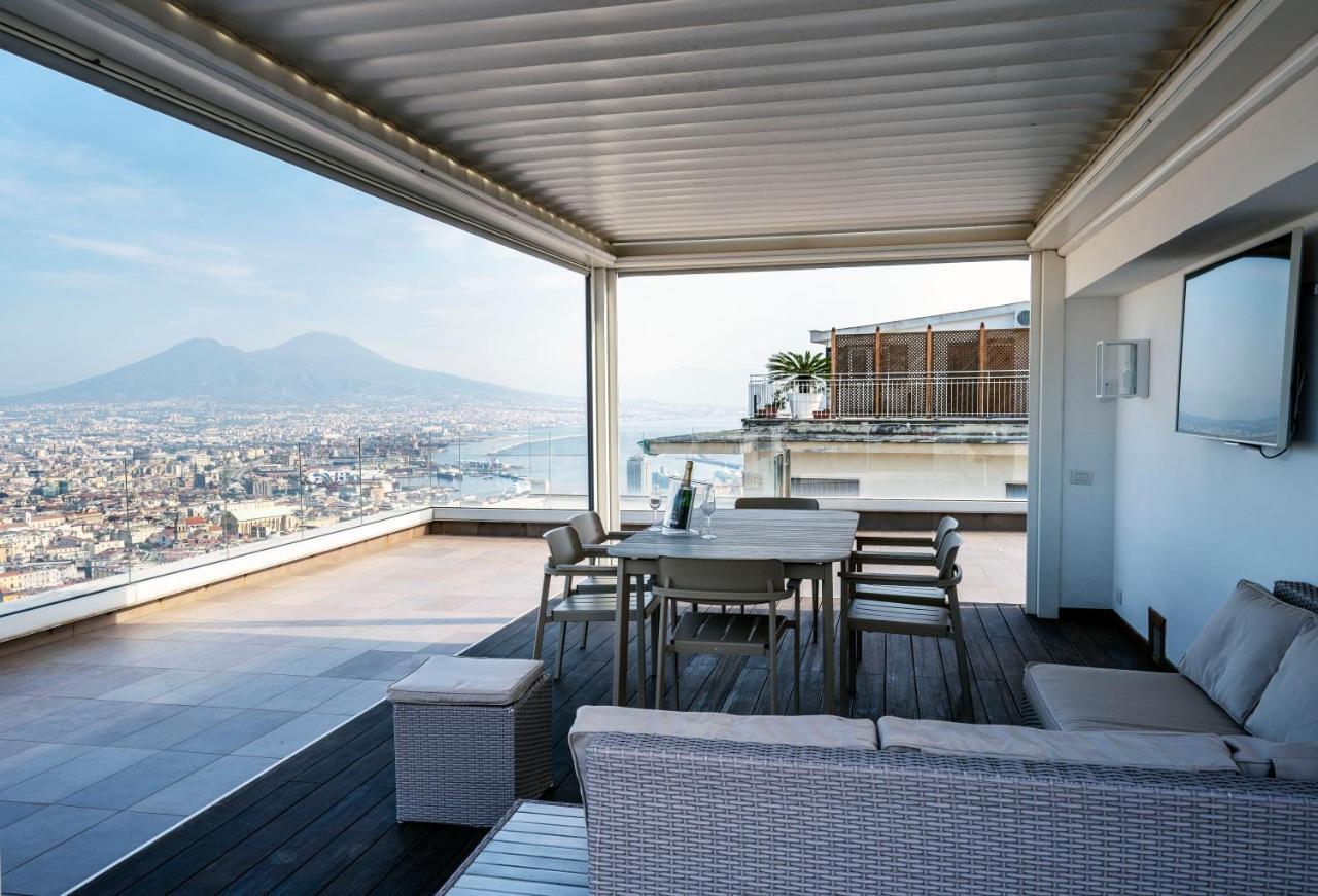 Terrazza Manu - Loft Suspended Over The City-Vomero Napoli Dış mekan fotoğraf